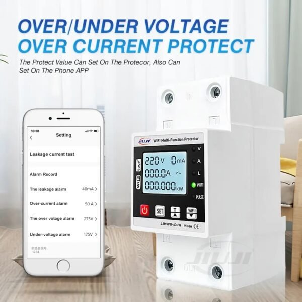JJMVPD-63LW Wifi Smart Voltage Protector - 图片 2