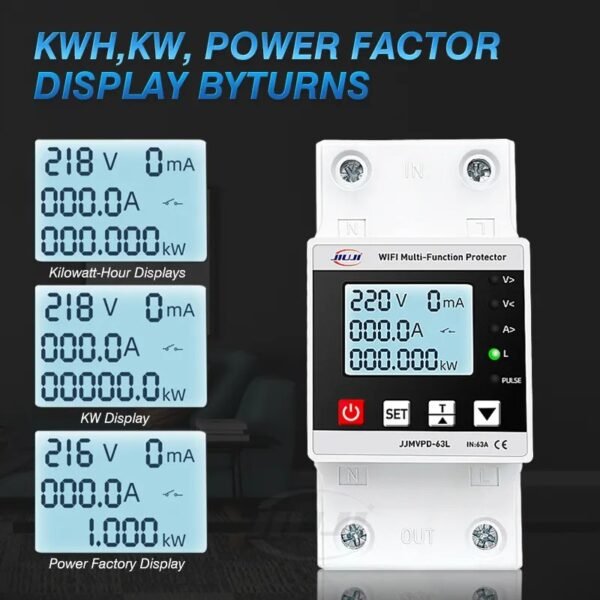 JJMVPD-63LW Wifi Smart Voltage Protector - 图片 3