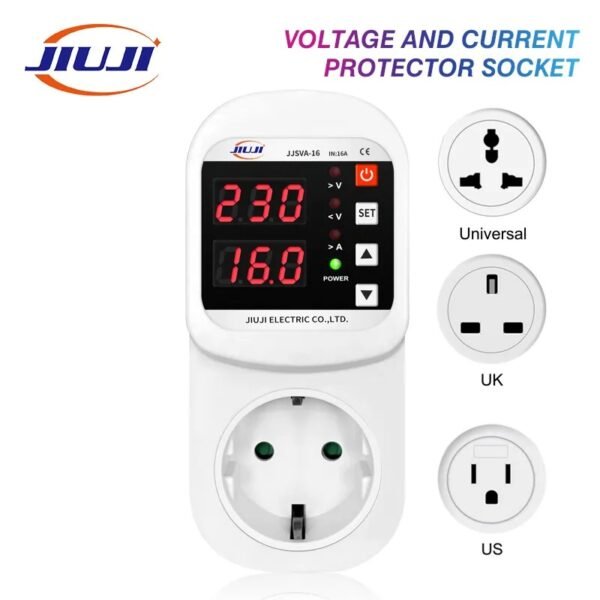 JJSV-16 Voltage Current Protector Socket