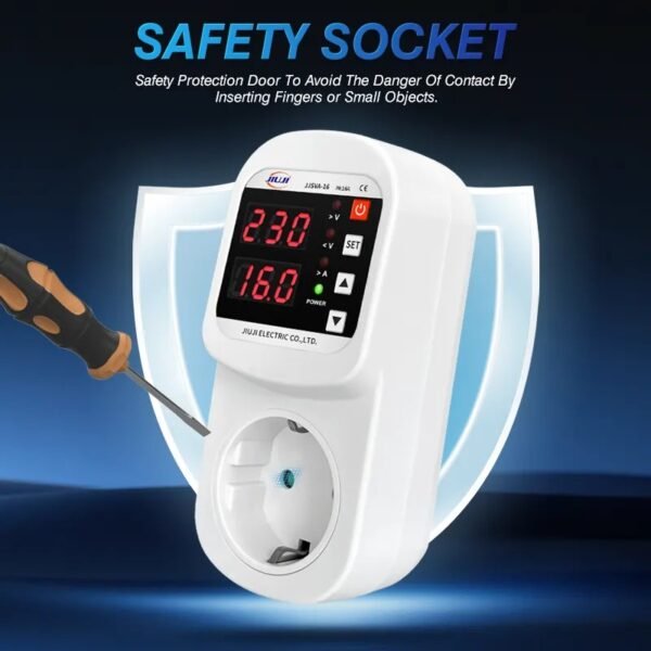 JJSV-16 Voltage Current Protector Socket - 图片 2